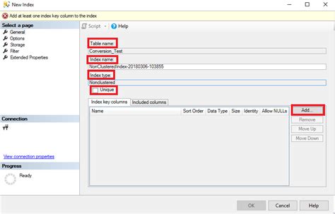 Create Index Command in SQL 的图像结果