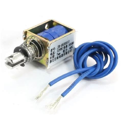 Alcoa PrimeDC 12V 500mA 40g Froce 7mm Stroke Tubular Solenoid ...