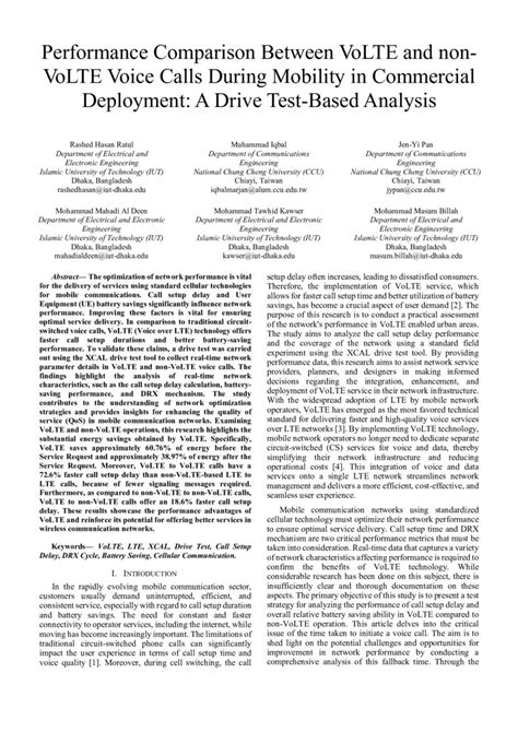 Image result for Volte Test