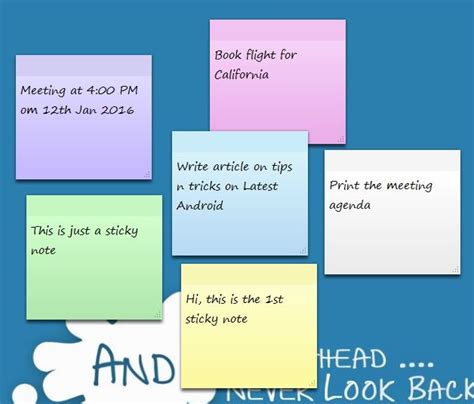 Microsoft Windows 10/8/7 Sticky Notes App : A Handy in reminding you all the things - Tips n ...