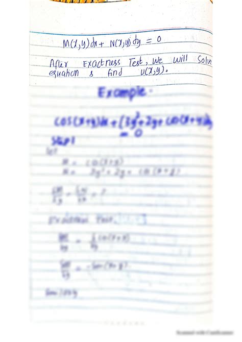 Exact Ode Example 的图像结果