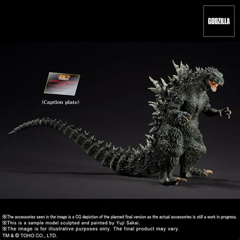 X-Plus Real Master Collection Godzilla 2000 Millennium Maquette Replica ...