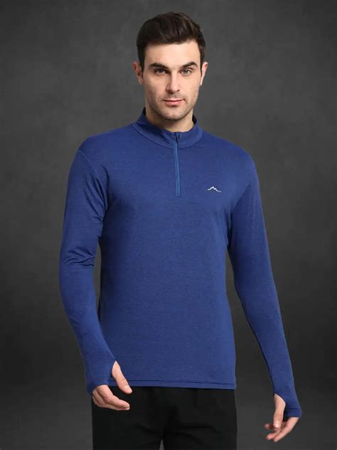 Blue T shirt Mens Full Sleeve | Shop Now | Reccy