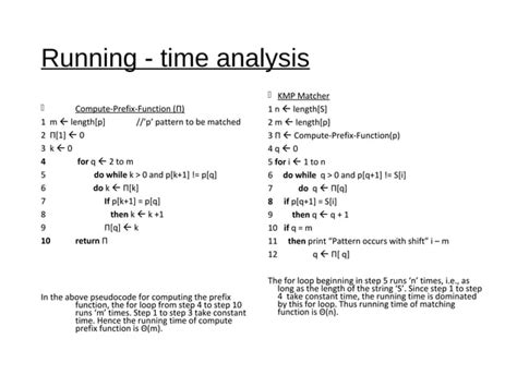 KMP Pattern Matching Algorithm 的图像结果
