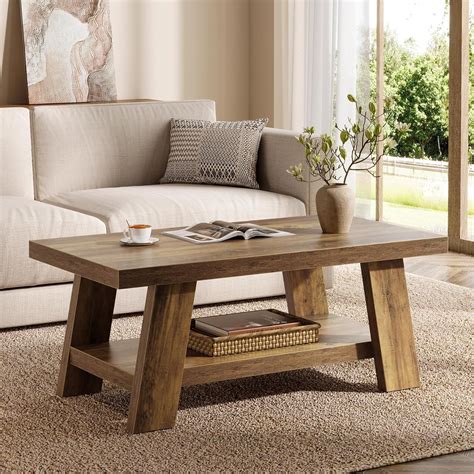 Tribesigns Farmhouse Coffee Table, 47.24 India | Ubuy