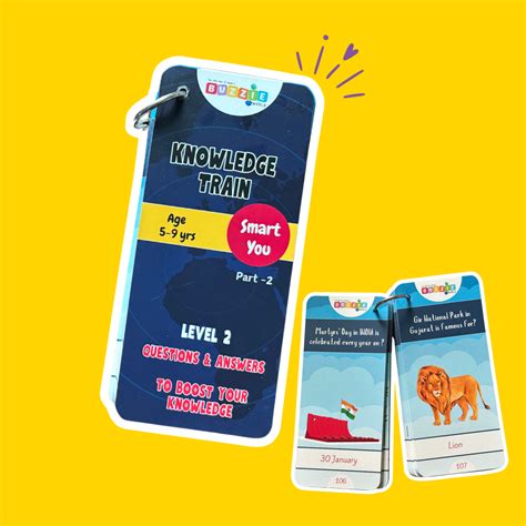 Knowledge Train Level 2 Part 2 | Advanced GK Cards for Kids – BuzzieWorld
