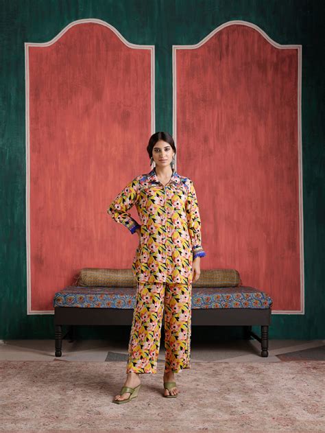 Soha Shirt and Pant Co-Ord Set – Tasha India