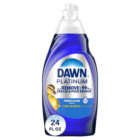Dawn Platinum Dishwashing Liquid Soap, 4X Grease Cleaning Power ...