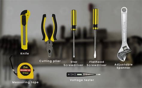 Aegon 7 Pcs Hand Tool Set - Adjustable Spanner, Star Screwdriver ...