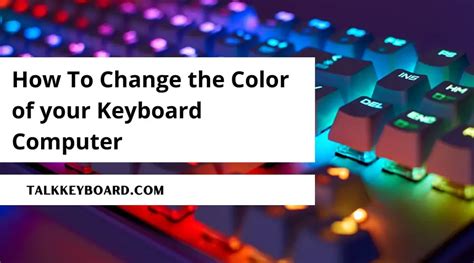Image result for How to Set Keyboard Color