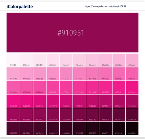 Reddish Purple | Color conversion CMYK | Hsl | Rgb | Pantone Printing Match