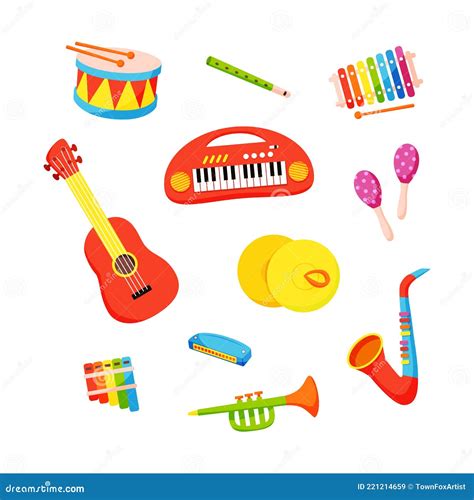 Image result for Music Instruments Cartoon Art