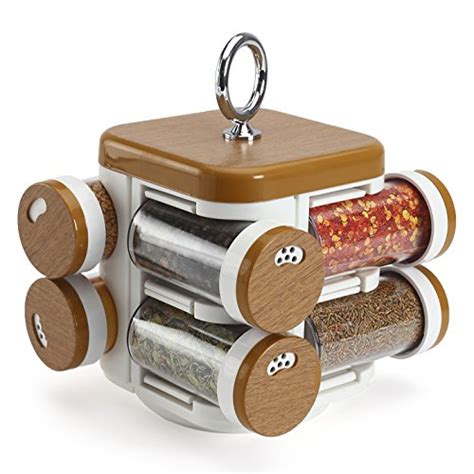 JVS KITCHEN-MATE 8-JAR REVOLVING SPICE RACK : Amazon.in: Home & Kitchen