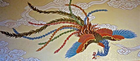 New paintings of Hō-ō (Phoenix) and Gumyocho (two-headed bird) unveiled ...
