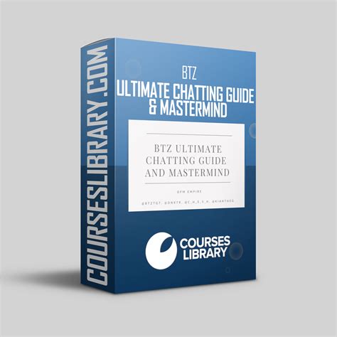 [DOWNLOAD] BTZ Ultimate Chatting Guide And Mastermind