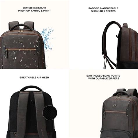 Buy Gear Quantum 3 Backpack with Raincover, Brown-Black