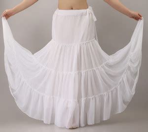 sooma Solid Women Tiered White Skirt - Buy sooma Solid Women Tiered ...