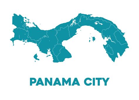 Panama city on world map