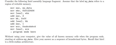 Image result for Intel Assembly Language Example