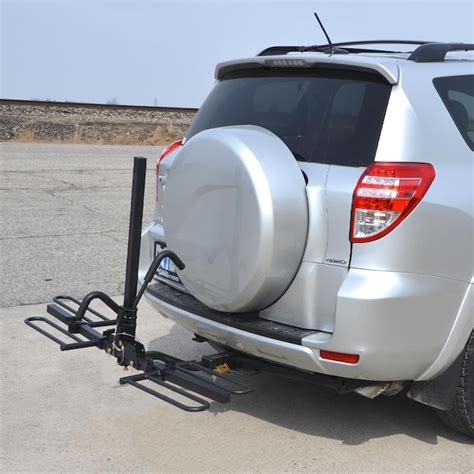 Erickson Bike Rack 32-in L x 10-in W x 5.5-in H Steel Hitch Bike Rack ...