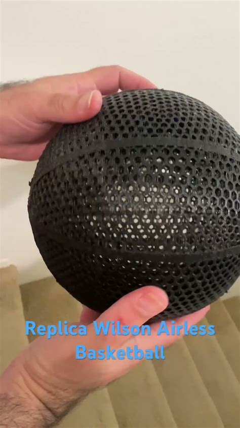 Wilson airless basketball 3D Printed TPU filament #wilson #nba # ...