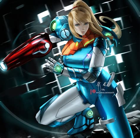 Zero Suit Samus - Samus Aran - Image by Wei (weisart20) #3501381 ...