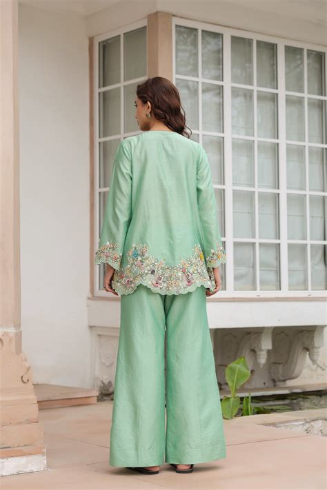 Gulzar Scallop Co-ord Set | Deval Store