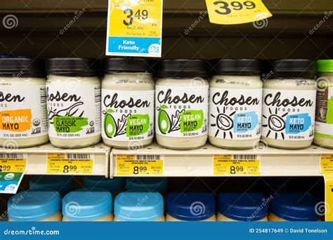 Chosen Foods Mayonnaise at Store Editorial Stock Image - Image of ...