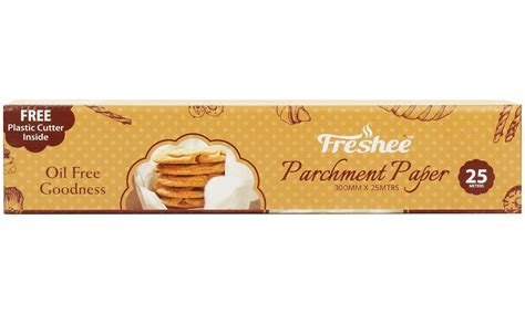 Buy Freshee Parchment Paper Roll for Baking & Cooking 25m | Chemical ...