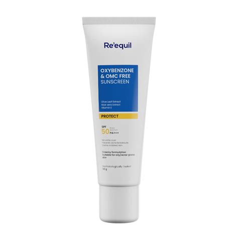 Buy Re'equil Oxybenzone And Omc Free Sunscreen SPF 50 PA+++ Online