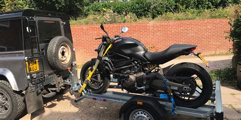 Image result for Ground Level Loading Motorcycle Trailer