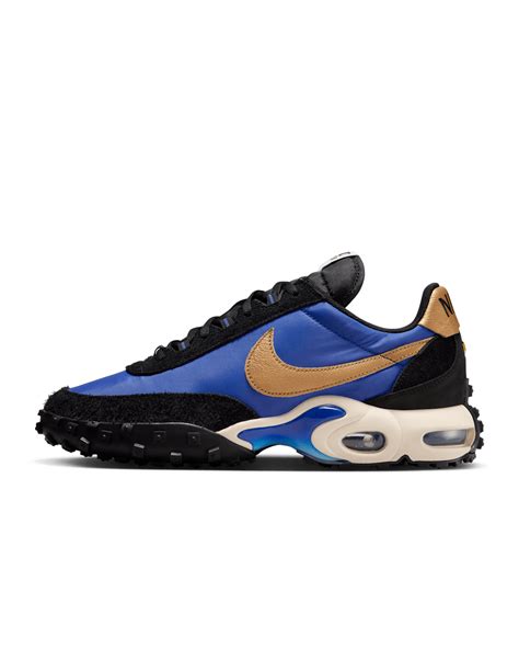 Air Max Waffle 'Black and Hyper Blue' (FV6946-400) release date. Nike SNKRS