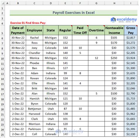 Excel Tutorial for Payroll 的图像结果