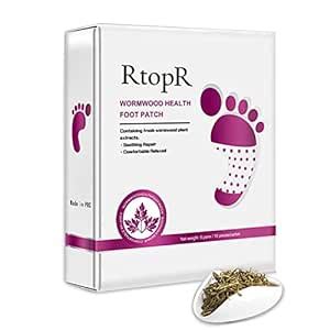 ME- 5 Pairs Foot Pads Wormwood Foot Patch Foot Sticker Relieve Stress ...