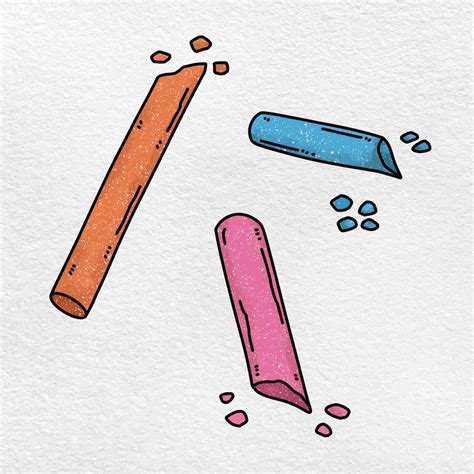 How to Draw Chalk - HelloArtsy