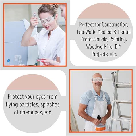 Buy UNCO- Safety Goggles Over Glasses, Protective Goggles, Safety ...