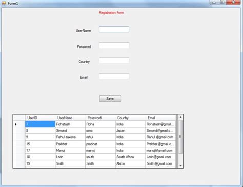 Image result for Windows Forms How to Display Data