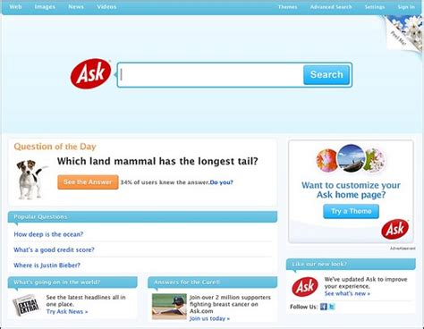 Image result for Ask.com Home