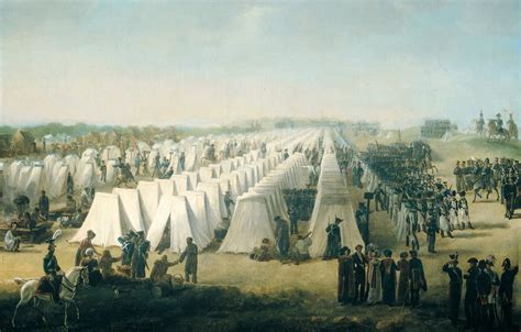 Wallpaper oil, picture, tent, canvas, Military Camp for mobile and ...