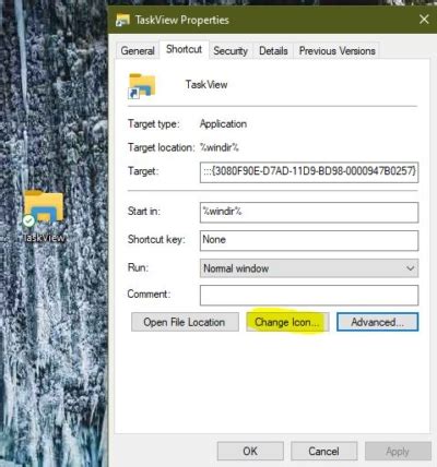Task View Shortcut 的图像结果