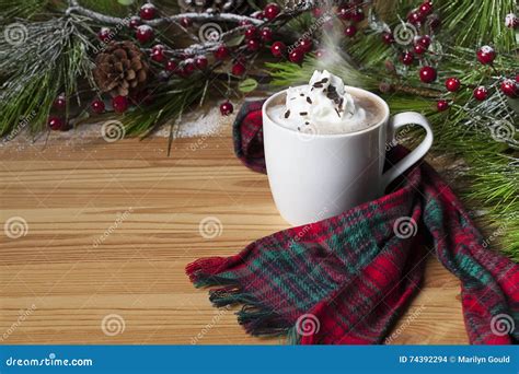 Hot Cocoa Whipped Cream stock photo. Image of chocolate - 74392294