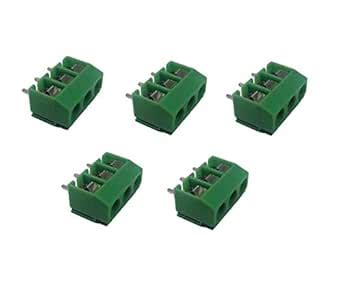 OLatus 3 Pin PBT Connector Terminal Block (Pack of 5) : Amazon.in ...