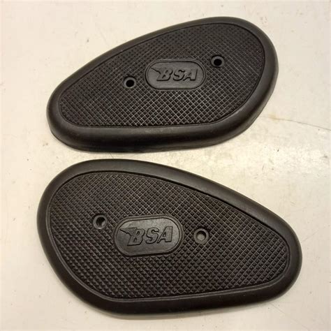 BSA Kneegrip rubbers A7/A10. C12 Plunger - metal bondend /Pair ...