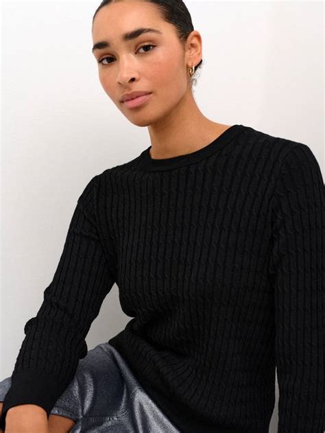 KAFFE Silla Cable Knit Jumper