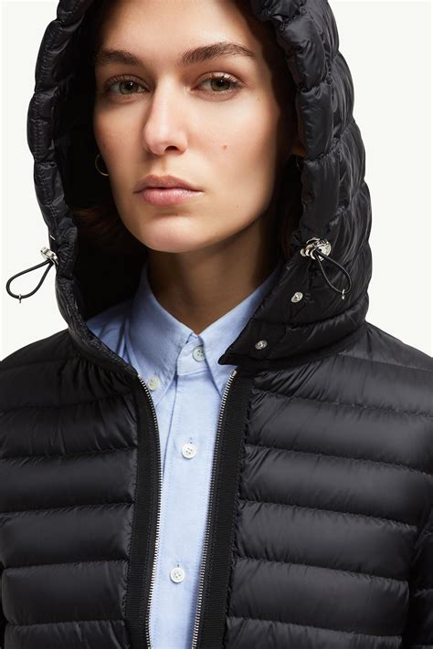 Black Raie Packable Hooded Short Down Jacket - Short Down Jackets for ...