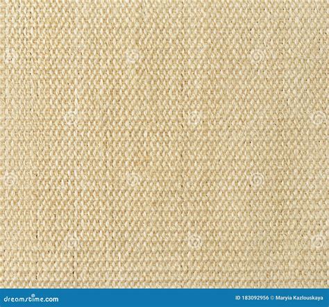 New Wicker Jute Mat Texture. Floor Covering Woven from Beige Coarse ...