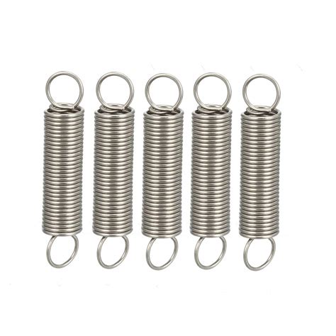 uxcell Extended Compressed Spring Wire Diameter 0.02", OD 0.2", Free ...
