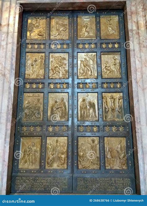 Italy, Rome, Vatican City, St. Peter S Square, Basilica of Saint Peter ...