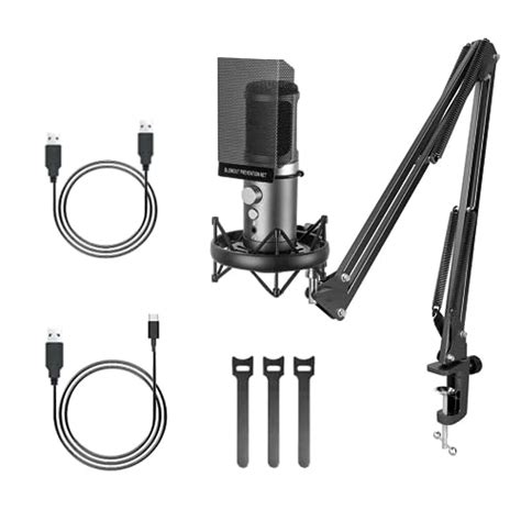 Audio Array AM-C25 Premium USB Condenser Microphone Kit with Boom Arm ...