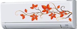 Decor studio 60 cm Vinyl Decorative AC Air Conditioner Sticker (28 x 60 ...